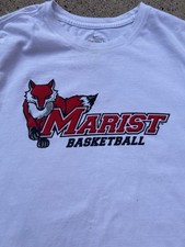 Nike White Marist College Basketball Tee Vintage Style picture