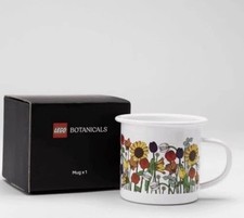 Lego 5010326 Insiders Botanicals Enamel Mug Mother's Day Plant Lovers Gift NIB picture