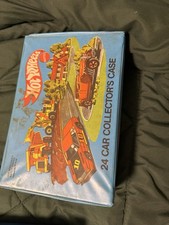 Vintage 1980 Hot Wheels 24-Car Collector’s Case w/ 24 Diecast Cars – Mattel picture