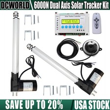 LCD 6000N Solar Tracker Dual Axis Kits - 2PCS 12