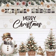 32 Pcs Christmas Garage Door Decorations Magnets,Merry Christmas picture