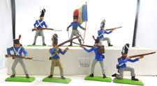 Britains Deetail Foot 54mm French Napoleonic: Seven Figures, Six Different picture