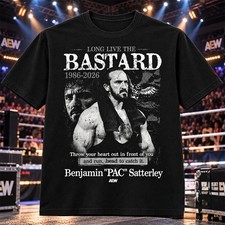 Sale hotPAC The Bastard Long Live Memorial Shirt AEW Wrestling Premium Print Tee picture