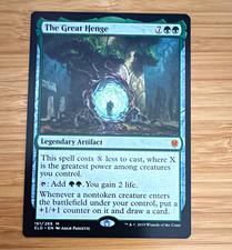 Wizards of the Coast MTG The Great Henge ELD Mythic EN Regular Green 161 2019 picture