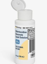 Chlorhexidine Gluconate Tropical solution Antimicrobial skin Cleanser 4Oz 118 ml picture