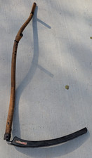 WI Barn Antique Vintage Scythe Sickle Reaper Snathe 60