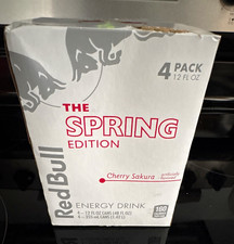 Red Bull The Spring Edition Cherry Sakura Energy Drink, 4-Pack 12 fl oz Cans picture