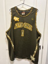 Rare Vintage |  And 1 Mixtape Tour 2004  Basketball Jersey Men’s Large Camo And1 picture