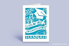 Personalized Class of 2025 Graduation Cards - Papercut Greeting Cards (#25201) picture