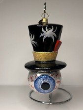 Rare Christopher Radko Here's Looking at You Evil Eye Glass Halloween Ornament picture