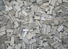 2x4 medium (stone)  gray building blocks, 180 pieces, compatible to lego 3001 picture