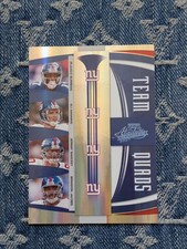 2007 Donruss Playoff LP Team Quads Manning Jacobs Burress Shockey 17/25 eBay 1/1 picture