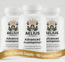 Advanced Acemannan (3-Pack) - Premium Aloe Supplement - Sourced from Costa Rica picture