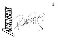 Robert Downey DOCTOR DOOM & IRON MAN signed script cover BECKETT Authenticated picture