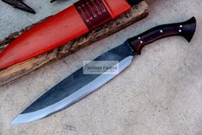 Custom Made Carbon Steel Full Tang Barong Machete Knife Hunting Camping Knife picture