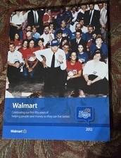2012 Walmart 50th Anniversary Commemorative Book Sam Walton Heritage... picture