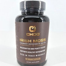 CHOQ Irish Moss Women 90ct Vegan Capsules Wildcrafted Organic Superfood Wellness picture