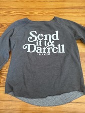 Bravo Lala Kent Women’s Sweatshirt Grey “ Send It To Darrell” Size Large picture