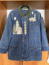 Vintage 90’s Christopher Banks Denim Patchwork Jacket. Size Medium picture