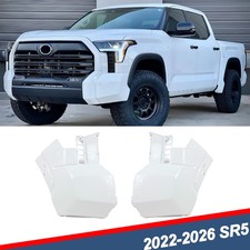2-PC Ice Cap Front RH/LH Bumper Cover Fits 2022-2025 2026 Toyota Tundra w/Park picture