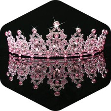 Queen Crown and Tiaras Princess Crown for Women Crystal Headbands for Bridal... picture