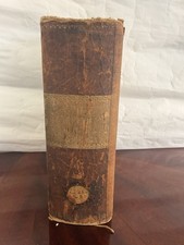 1822 Antique Hebrew Bible Biblia Hebraica Manualia Johann Simonis Judaica Rar picture