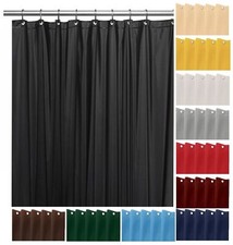 Magnetized PVC Shower Curtain Liner, Mildew Resistant, 70