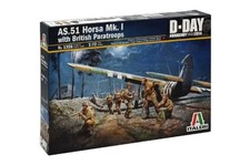 Italeri AS 51 Horsa 1:72 SCALE MK.I  MODEL Kit #1356 w/British Paratroops~NEW picture