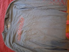 vintage charcoal-grey Harley-Davidson long-sleeve shirt picture