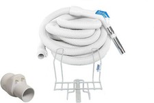 Genuine Vacuflo 30' Turbogrip Low Voltage Central Vacuum Hose w/ Rack 7352-30 picture