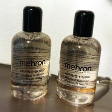 Mehron Mixing Liquid 4.5 fl oz Set of 2 Makeup Mixing Medium NEW picture