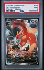 Charizard V Alt Art Full Art Holo Ultra Rare Brilliant Stars 154/172 2022 PSA 9 picture