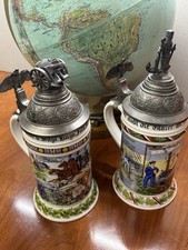 WWI Regimental Stein Kaiser W Germany Navy & Artillery 483E 483C Grouping picture