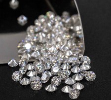 1 Ct Natural White Diamond Round Cut 2 mm 30 Pcs VVS1 D Grade GDGL Certified D5 picture