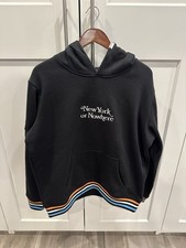 NYON New York or Nowhere Knicks Black Hoodie Sweatshirt Large - 2024 Release picture