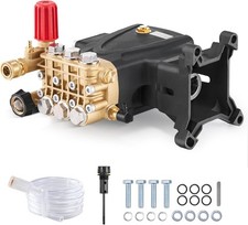 VEVOR Pressure Washer Pump 1 Shaft Horizontal Triplex 4000 PSI 4 GPM picture