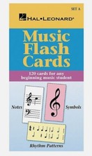 New Hal Leonard Music Flash Cards Set: A / 120 Color-Coded Cards / Basic Symbols picture