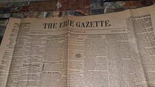 The Erie Gazette, June 1850 year of release picture