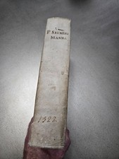 Book: La Manna Dell Anima - from the 1600s - OLD BOOK 17th Century - Antiquarian picture
