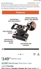 Body Sport (BDSM100) Variable Speed Professional Vibrating Therapeutic Massager picture
