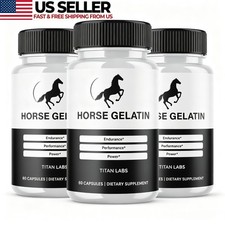 1-3X Horse Gelatin Advanced Male Support Supplement HorseGelatin 60 Capsules, US picture