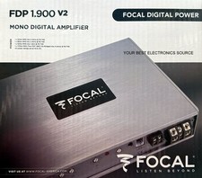 NEW Focal FDP1.900v2 Mono Subwoofer Amplifier — 850W RMS x 1 at 2 Ohms picture