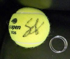 ARYNA SABALENKA SIGNED 2026  US OPEN TENNIS BALL + CERTIFICATE Of AUTHENTICITY  picture