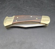 Vintage 1980-81 BUCK 110 3 dot Hunter Folding Pocket Knife~US~ Buck Snap Sheath  picture