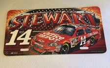 NASCAR Stewart Haas Racing #14 Steel License Plate 2009 Wincraft Made In USA picture