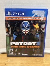 Payday 2: The Big Score (Sony PlayStation 4, 2016) Tested Complete picture