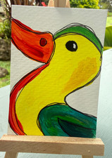 ACEO/ATC Original Acrylic Mini Painting 