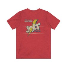 Jolt Cola 1985 Vintage Men's T-Shirt picture