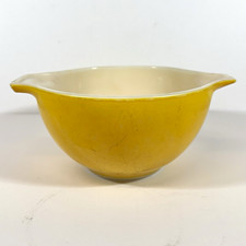 Vintage PYREX 403 Canary Yellow Primary Colors Mixing Bowl 2.5 Qt USA picture