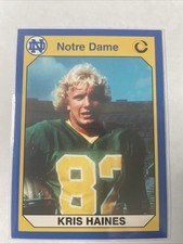 1990 Collegiate Collection University of Notre Dame - Kris Haines #95 (RC) picture